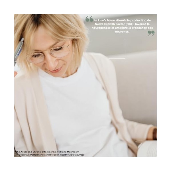 Lions Mane - 60 capsules - nootropique