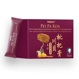 Champignon lait de tigre Tiger milk + Pei Pa Koa + Cordyceps - Contre la toux mal de gorge à base de plantes naturelles et mi