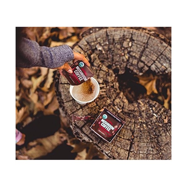 Quatre Sigmatic Champignon Café avec crinière de lion et Chaga pour concentration + mise au point, inclus, végétalien, sans g