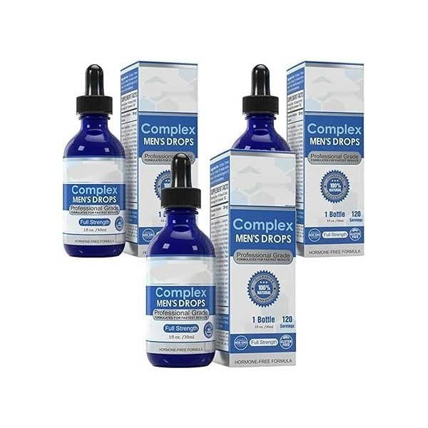 NexusBio Labs Complex Mens Drops,Complex Mens Drops, Super-Potent,Secret Drops for Strong Men, Experience A Natural Enhancem ...