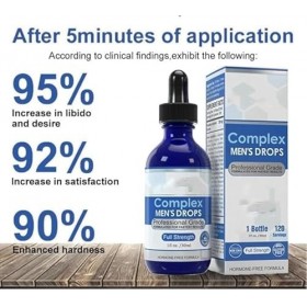 NexusBio Labs Complex Mens Drops,Complex Mens Drops, Super-Potent,Secret Drops for Strong Men, Experience A Natural Enhancem ...