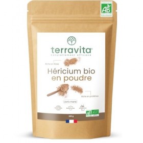 HERICIUM Erinaceus BIO | Lion’s Mane en Poudre | Champignon Mémoire et Concentration | Riche en Polysaccharides | Nootropique