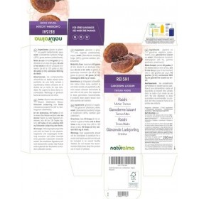 Ganoderme luisant ou Reishi Ganoderma lucidum champignon Teinture Mère sans alcool Naturalma - Extrait liquide gouttes 200 C...