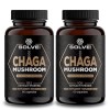 Solve Labs® ● Capsules de champignon chaga sibérien de qualité supérieure ● 10% de bêta-D-glucanes ● Extrait 10:1 ● Sans agen...