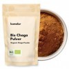 Kamelur Poudre de chaga bio 250 g - Poudre de champignon sans additifs, aliments asiatiques - Champignons bio issus de lagri