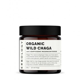 Poudre de Champignons Chaga 100% Bio 50 g - 7% de Bêta-glucanes - Soutien de lImmunité - Inonotus Obliquus - Petit Lot - Réc