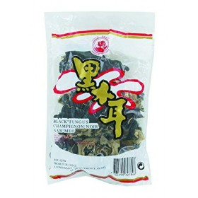 Champignons noirs séchés / déshydratés - Marque Coq - 80G Lot de 6 sachets Champignons