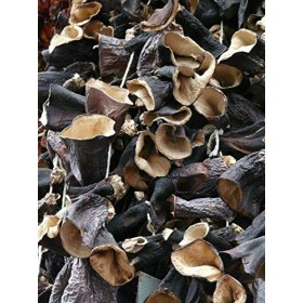 Champignons noirs séchés / déshydratés - Marque Coq - 80G Lot de 6 sachets Champignons