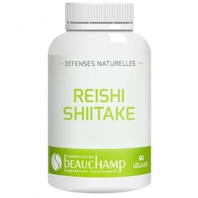 Laboratoire Beauchamp - Complément alimentaire REISHI SHIITAKE - 60 gélules - Bonne immunité - Bonnes fonctions de lorganism ...
