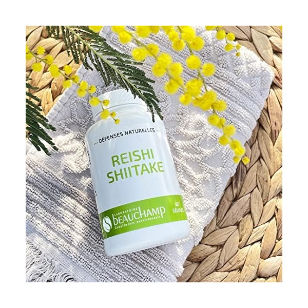Laboratoire Beauchamp - Complément alimentaire REISHI SHIITAKE - 60 gélules - Bonne immunité - Bonnes fonctions de lorganism ...