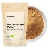Kamelur Bio Cordyceps Poudre 250 g – Poudre de champignon chenille sans additifs, aliments asiatiques – Champignons bio issus...