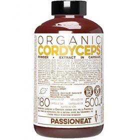 Cordyceps Sinensis de lagriculture biologique européenne-poudre et extrait-180 gélules végétales de 500mg