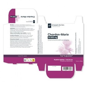 Chardon-Marie 14 000 mg – Haute teneur en Silymarine – 1 mois de cure intensive