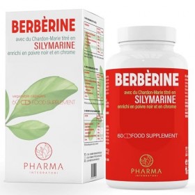 Berberine 500mg – complément alimentaire berbérine avec chardon marie silymarine – berberine perte de poids, métabolisme, gly