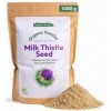 Balkan Herbs Poudre de chardon-Marie BIO 1 kg, la plante médicinale la plus efficace pour le foie, source 100 % pure de silym