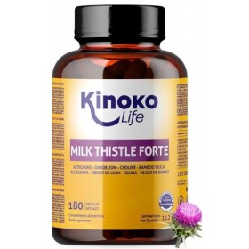 Chardon Marie Extra Fort et Detox Foie, 180 Gélules pour 6 Mois, Extrait 25:1 avec 80% Silymarine, Artichaut, Pissenlit et Ch