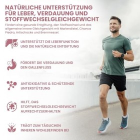 Alzuro Labs Liver Complex 4, 6200 mg, 90 Gélules Véganes | Chardon-Marie Haute Dose, Artichaut, Chanca Piedra & Ortie | Compl