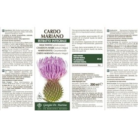 Dr. Giorgini Chardon-Marie Extrait Intégral - 200 ml Complément alimentaire à base de chardon-Marie, 100% sans alcool 
