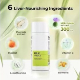 Chardon-Marie - Détoxification et réparation du foie, antioxydant - Inositol et Pueraria, soutient la santé du foie, sans OGM