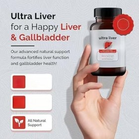 Supplément Ultra Liver pour le soutien du foie et de la vésicule biliaire, et plus encore - Cleanse Detox & Repair