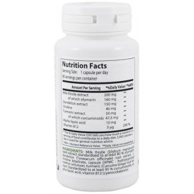 Détox du foie Gélules végétariennes | 60 gélules | Complément alimentaire | Analyse effectuée par un laboratoire tiers | Heil