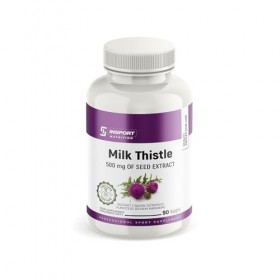 INSPORT Nutrition - Milk Thistle - 500 mg Extrait de graines par gélule - 90 Gélules Végétales - Réserve pour 3 mois - Hautem...