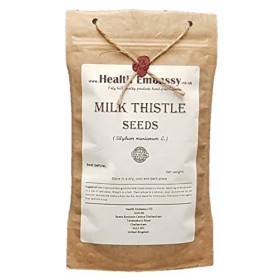 Health Embassy Graines de Chardon Marie | Silybum Marianum L | Milk Thistle Seeds 200g 