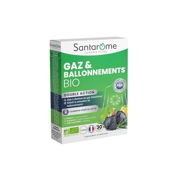 Santarome Bio - Dépur Côlon | Complément Alimentaire Confort Intestinal et Digestif | Détox du Côlon & Purification - A base ...