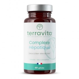 Complexe Hépatique | Glutathion + NAC + Chlorelle + Bétaïne | 4 Actifs Detox pour Protection et Régénération du Foie | Élimin