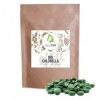 GreatVita Chlorella Bio Lot de 1 600 comprimés de chlorelle bio - 500 mg - 800 g - Sans additifs - Végétalien et durable - Ri