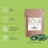 GreatVita Chlorella Bio Lot de 1 600 comprimés de chlorelle bio - 500 mg - 800 g - Sans additifs - Végétalien et durable - Ri