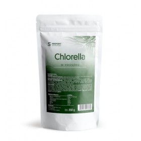Chlorella Poudre - 250 g Doypack - Poudre verte pour nettoyage du corps - Végétalien, sans lactose et sans gluten, sans addit