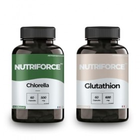 Pack Détox Complet – Chlorella & Glutathion – 120 Gélules – Élimination Toxines, Immunité et Beauté Peau