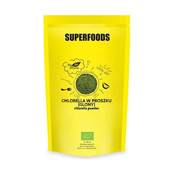 POUDRE DE CHLORELLE ALGUES BIO 600 g - BIO PLANET