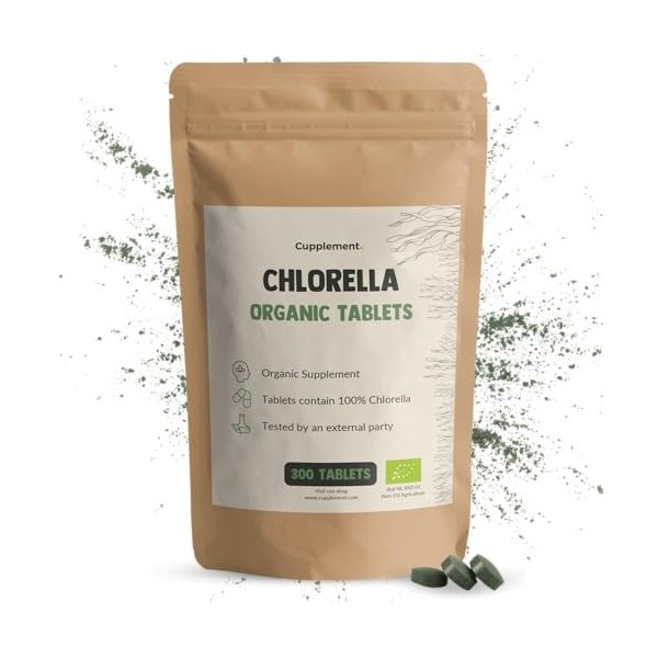 Cupplement Chlorella Comprimés 500 mg Combideal Bio 4x 300 Comprimés - Algues - Détox Chlorelle