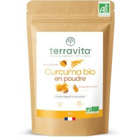 Curcuma BIO Premium en Poudre 250g | Jusqu’à 5% de Curcumine | Articulations, Mobilité, Digestion, Peau | Sans Gingembre, San
