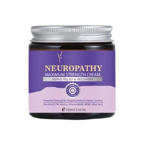 Neuropathie Crème de massage musculaire naturelle pour soulager les douleurs nerveuses pour les pieds, les jambes, les mains,