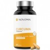 NOVOMA Curcuma 300mg Breveté Meriva®, avec Gingembre, Soutient la Digestion et le Confort Articulaire, Haute Teneur en Curcum