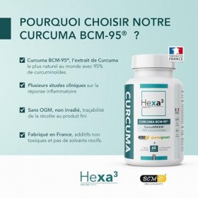Curcuma CurcuGREEN® BCM-95® 60 gélules Hexa3