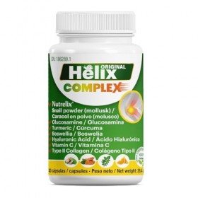 Helix Original Complex | Complément naturel pour les articulations à base dextrait descargot, de glucosamine, dacide hyalu