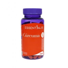 Essentialis Curcuma - curcumine, poivre noir pipérine , gingembre et vitamine D3, souplesse et bien-être articulaire, soutie