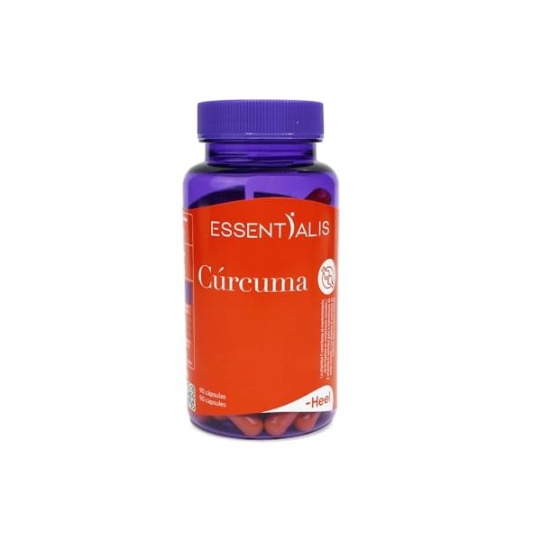 Essentialis Curcuma - curcumine, poivre noir pipérine , gingembre et vitamine D3, souplesse et bien-être articulaire, soutie