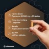 Curcuma 10.000 mg hautement dosé en 1 gélule avec Pipérine + Curcumine, 90 gélules dextrait de Curcuma bioactif pour 3 mois,