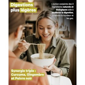 Curcuma avec Poivre Noir et Gingembre Certifié BIO | 300 Gélules | Écologique & Végane | 1400mg | Curcumine + Pipérine à Haut
