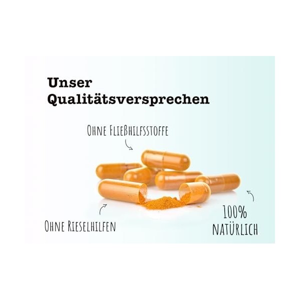 SPINTZ Lot de 420 capsules de curcuma bio - 620 mg de poudre de curcuma par capsule - Poudre de curcurma moulu, racine jaune