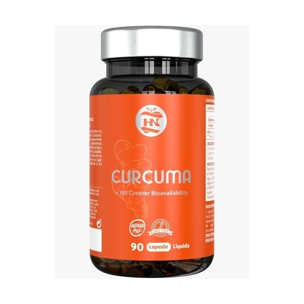 Curcuma micellaire 575 mg. 90 Gelules Curcuma liquide à absorption immédiate avec effet anti inflammatoire - 185 fois plus ef