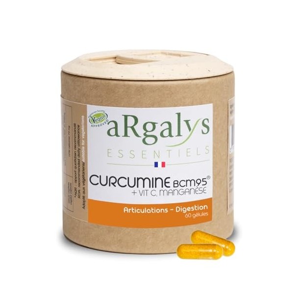 Curcuma bio BCM95® Haute Biodisponibilité – 95% Curcuminoïdes - Sans Pipérine – Articulations, anti inflammatoire & Antioxyda