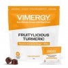 Vimergy NutriDense Fruitylicious Turmeric + Ginger Chewables, No Artificial Sweeteners, 30 Servings 60 Count 