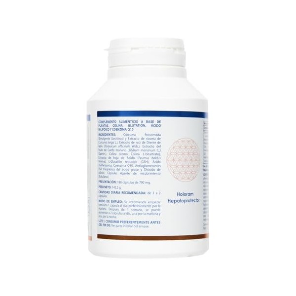 Holoram Hepatoprotector Equisalud 180 gélules