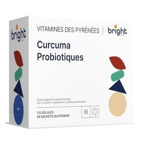 Gestion Digestive - Curcuma, Gingembre et Probiotiques - Sans additifs synthétiques | Synergie optimale pour équilibre intest